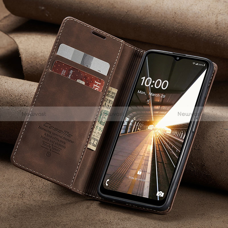 Leather Case Stands Flip Cover Holder C02S for Samsung Galaxy A32 5G