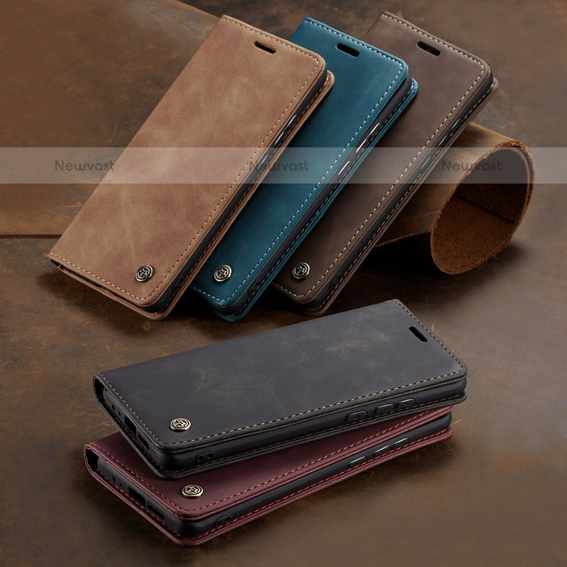 Leather Case Stands Flip Cover Holder C02S for Samsung Galaxy M10