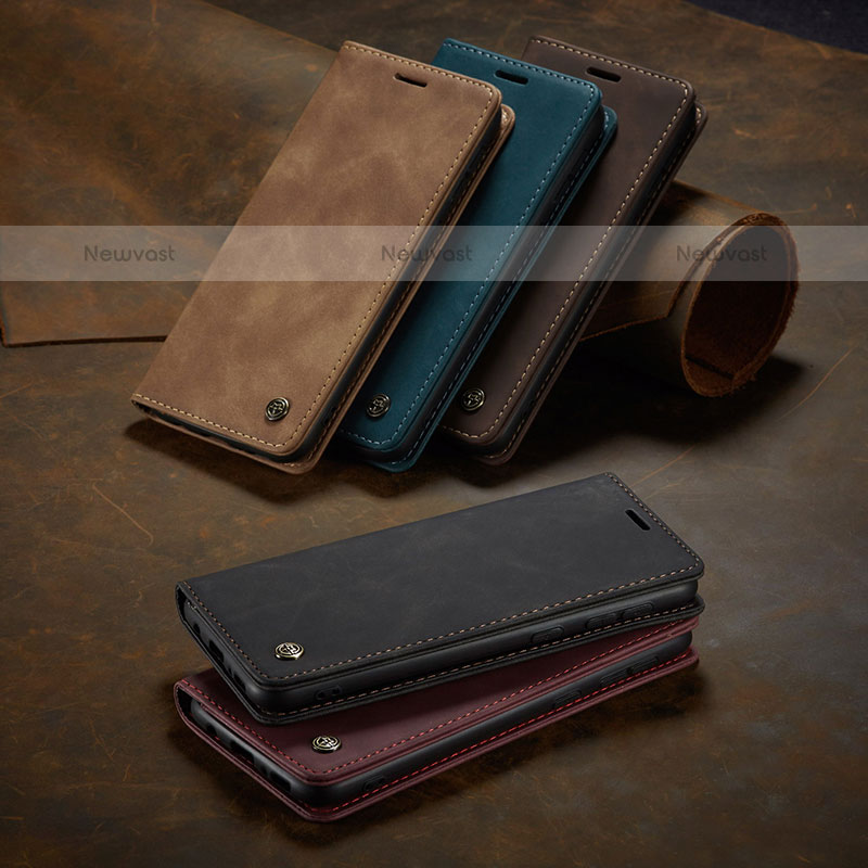 Leather Case Stands Flip Cover Holder C02S for Samsung Galaxy M51