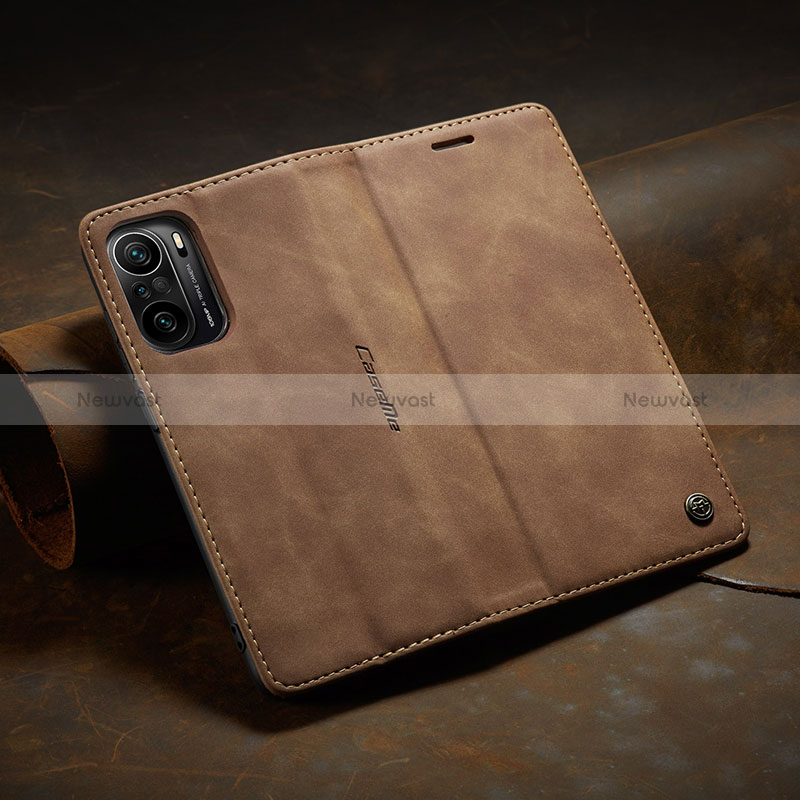 Leather Case Stands Flip Cover Holder C02S for Xiaomi Poco F3 5G