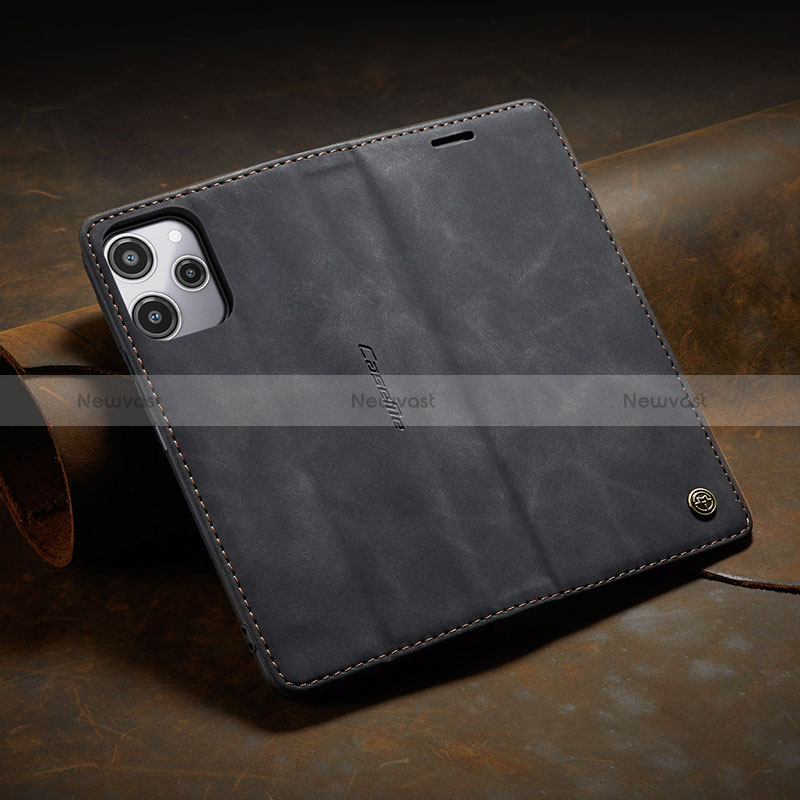 Leather Case Stands Flip Cover Holder C02S for Xiaomi Poco M6 Pro 5G