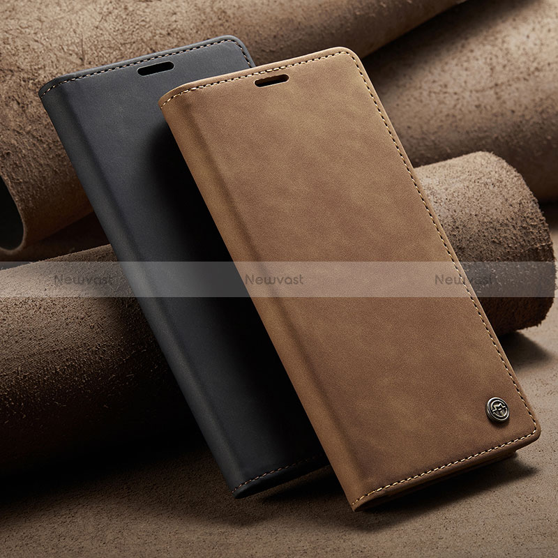 Leather Case Stands Flip Cover Holder C02S for Xiaomi Poco M6 Pro 5G