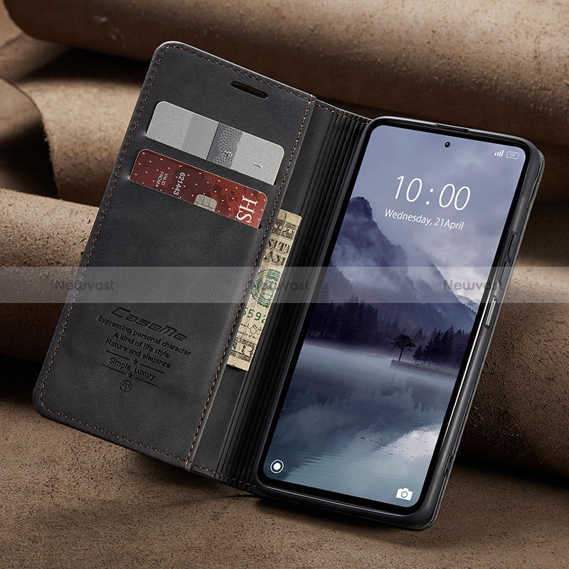 Leather Case Stands Flip Cover Holder C02S for Xiaomi Redmi 12 5G