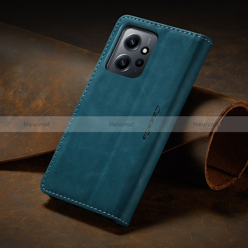 Leather Case Stands Flip Cover Holder C02S for Xiaomi Redmi Note 12 4G