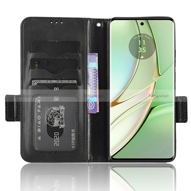 Leather Case Stands Flip Cover Holder C02X for Motorola Moto Edge (2023) 5G