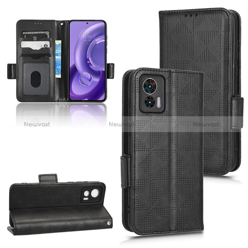 Leather Case Stands Flip Cover Holder C02X for Motorola Moto Edge 30 Lite 5G