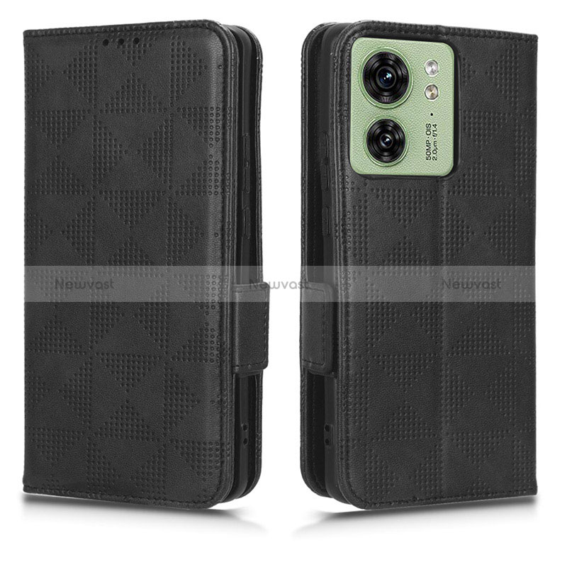 Leather Case Stands Flip Cover Holder C02X for Motorola Moto Edge 40 5G