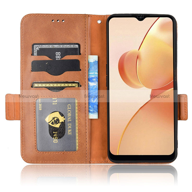 Leather Case Stands Flip Cover Holder C02X for Realme C31