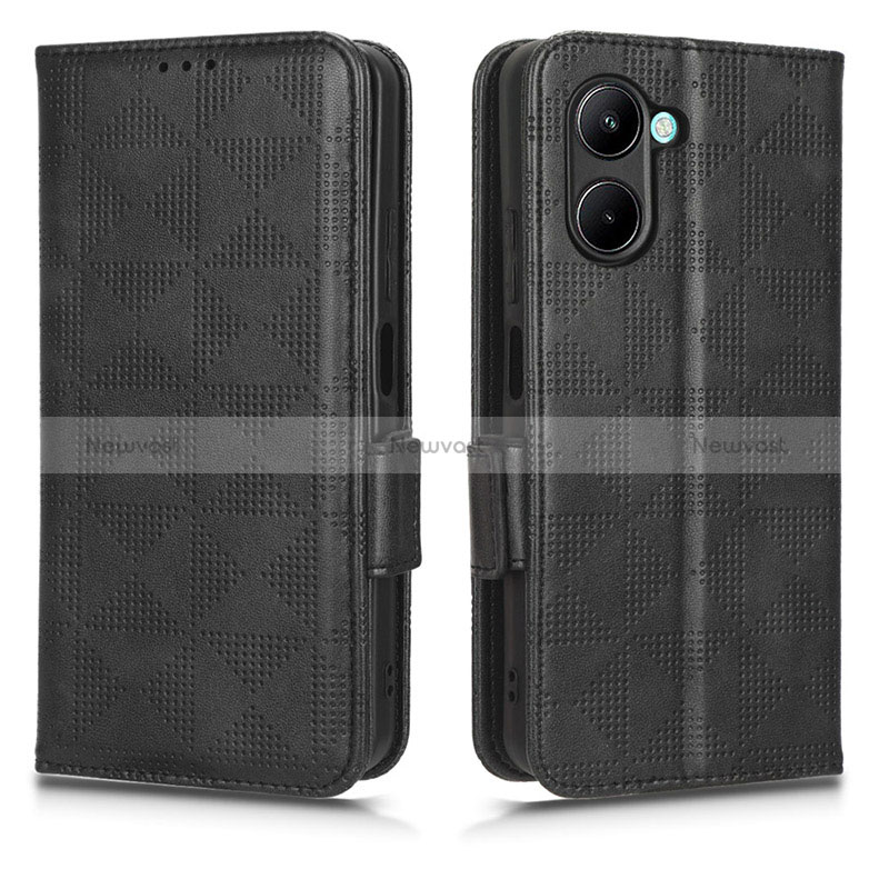 Leather Case Stands Flip Cover Holder C02X for Realme C33