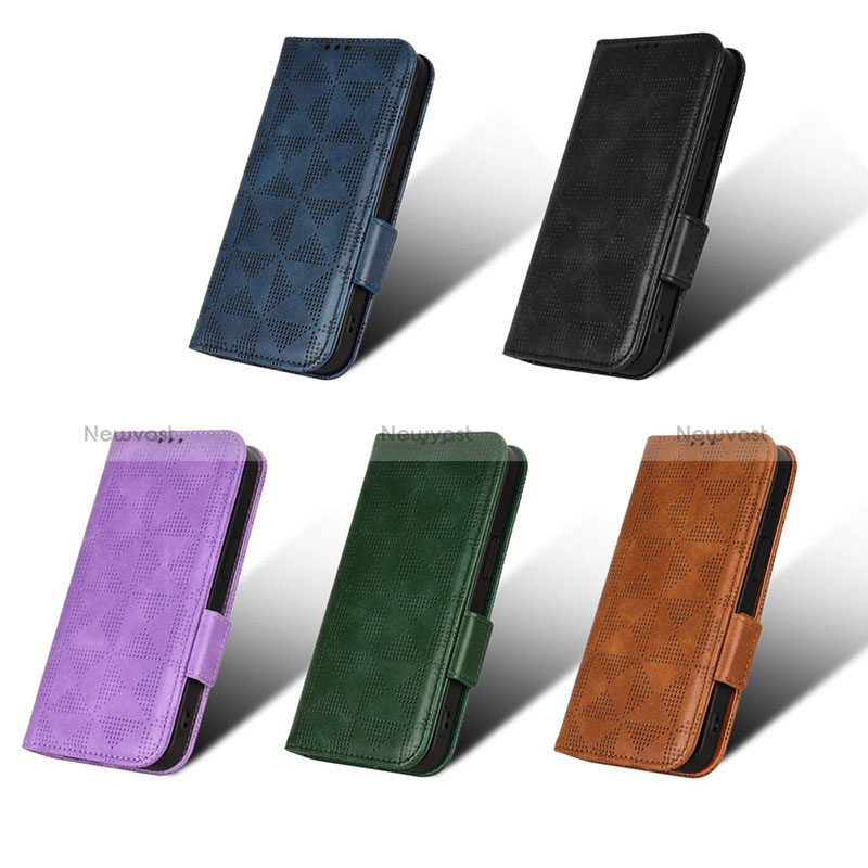 Leather Case Stands Flip Cover Holder C02X for Samsung Galaxy A03 Core