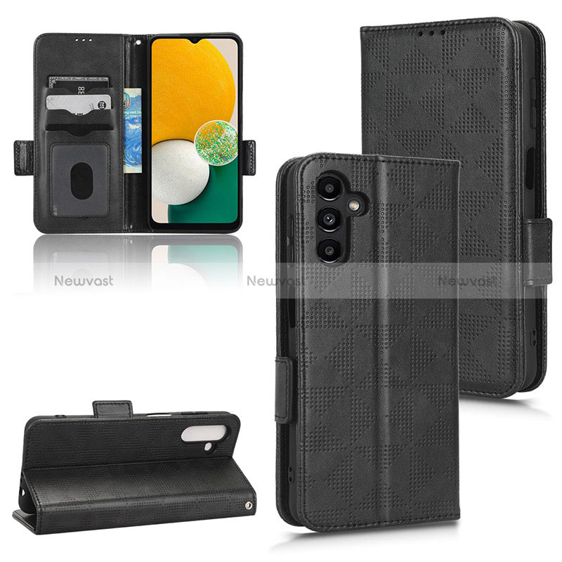 Leather Case Stands Flip Cover Holder C02X for Samsung Galaxy A04s