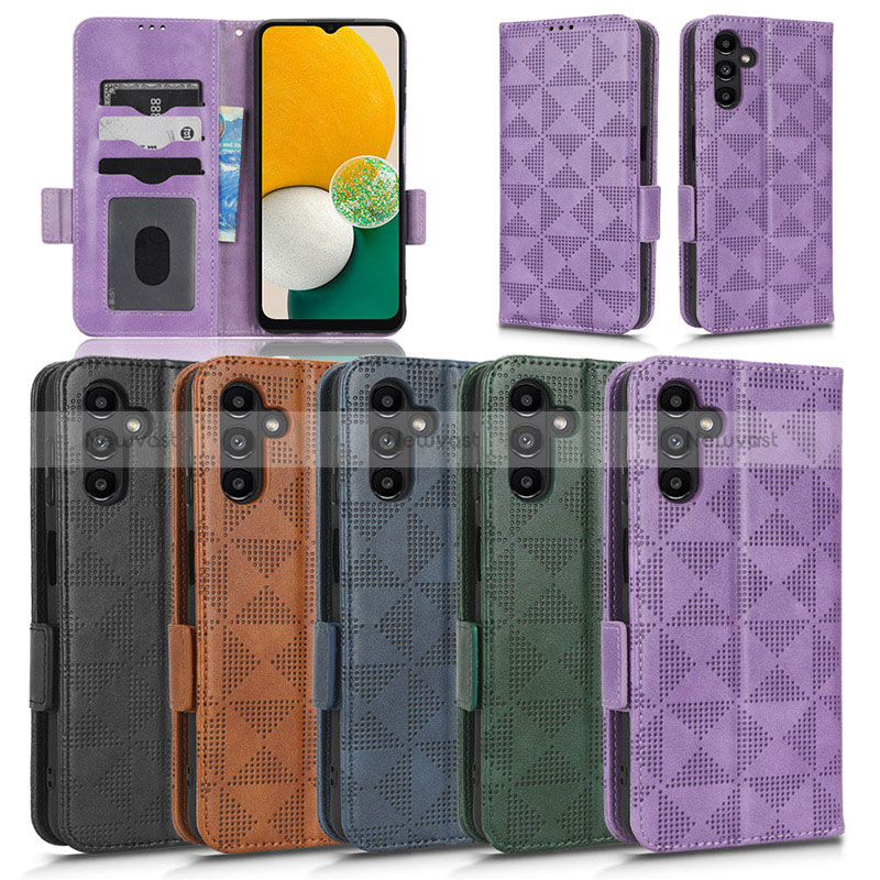 Leather Case Stands Flip Cover Holder C02X for Samsung Galaxy A04s