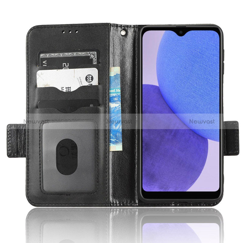 Leather Case Stands Flip Cover Holder C02X for Samsung Galaxy A23s