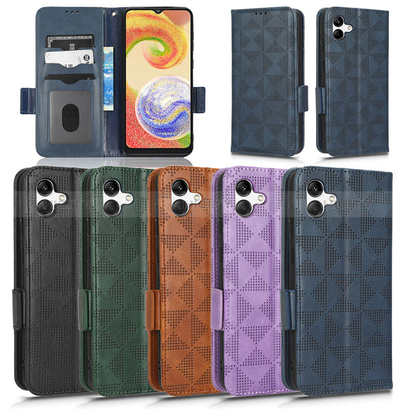 Leather Case Stands Flip Cover Holder C02X for Samsung Galaxy F04