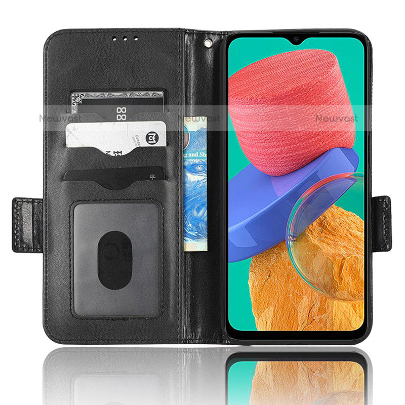 Leather Case Stands Flip Cover Holder C02X for Samsung Galaxy M33 5G