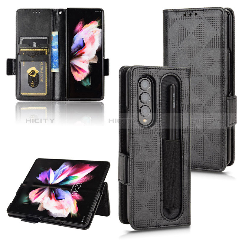 Leather Case Stands Flip Cover Holder C02X for Samsung Galaxy Z Fold4 5G