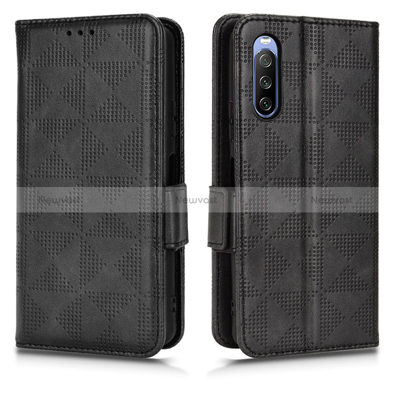 Leather Case Stands Flip Cover Holder C02X for Sony Xperia 10 III Lite