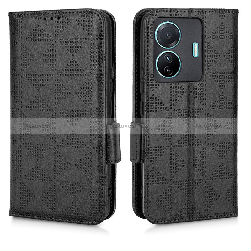 Leather Case Stands Flip Cover Holder C02X for Vivo T1 Pro 5G