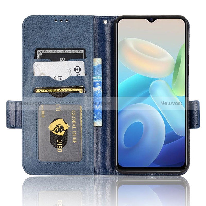 Leather Case Stands Flip Cover Holder C02X for Vivo Y33e 5G