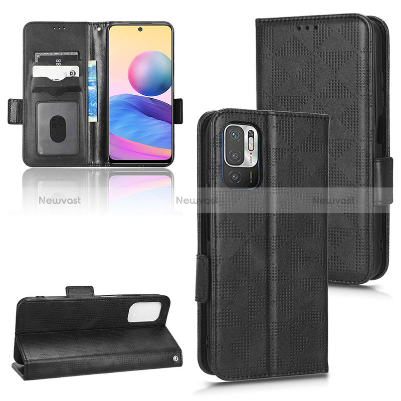 Leather Case Stands Flip Cover Holder C02X for Xiaomi POCO M3 Pro 5G