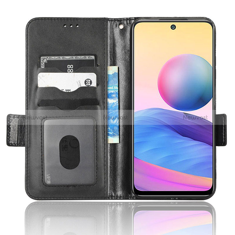 Leather Case Stands Flip Cover Holder C02X for Xiaomi POCO M3 Pro 5G
