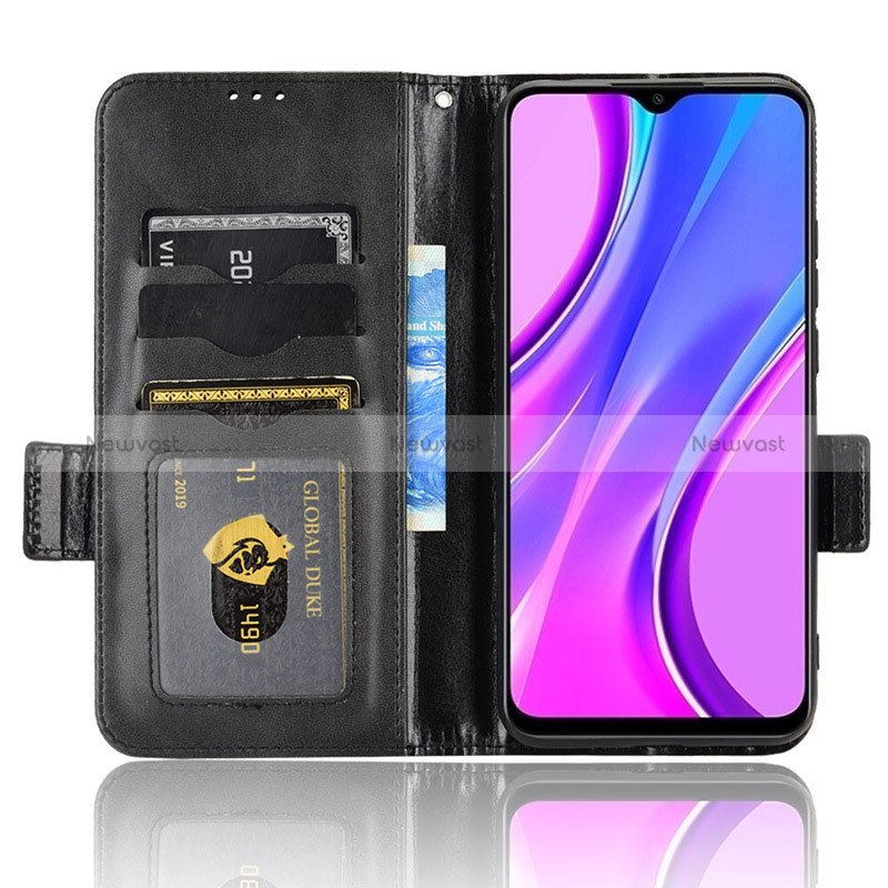 Leather Case Stands Flip Cover Holder C02X for Xiaomi Redmi 9C