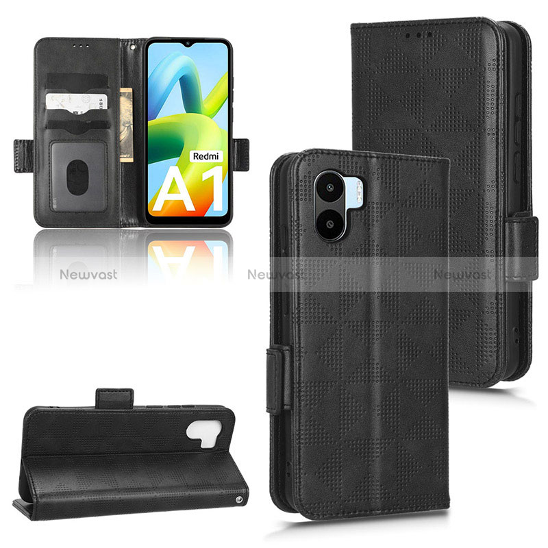 Leather Case Stands Flip Cover Holder C02X for Xiaomi Redmi A2 Plus