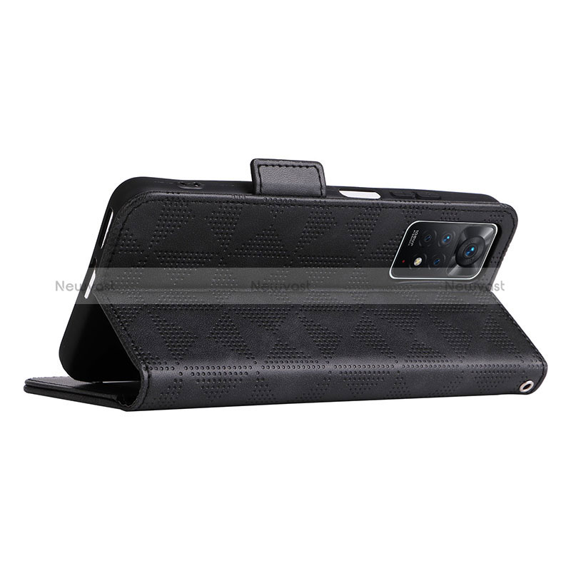 Leather Case Stands Flip Cover Holder C02X for Xiaomi Redmi Note 11 Pro 5G
