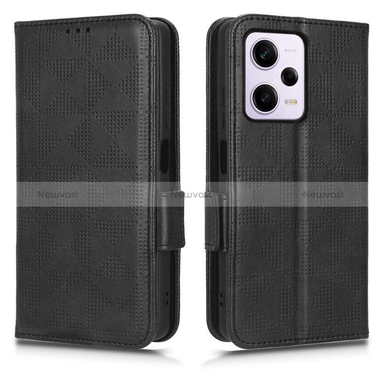 Leather Case Stands Flip Cover Holder C02X for Xiaomi Redmi Note 12 Explorer