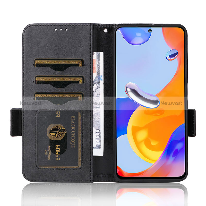 Leather Case Stands Flip Cover Holder C02X for Xiaomi Redmi Note 12 Pro 4G