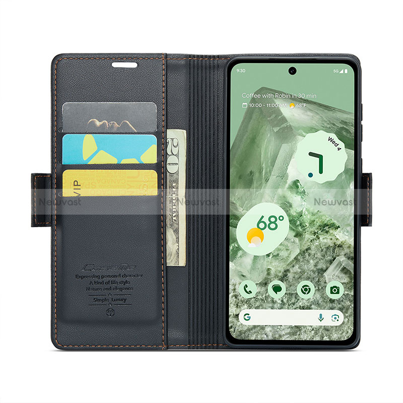 Leather Case Stands Flip Cover Holder C03S for Google Pixel 8a 5G