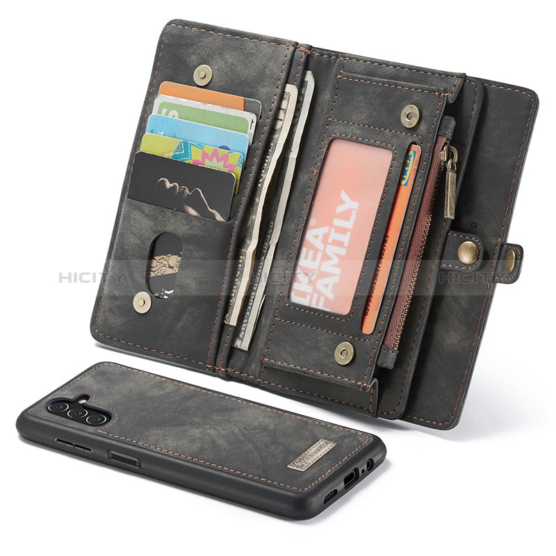 Leather Case Stands Flip Cover Holder C03S for Samsung Galaxy A04s