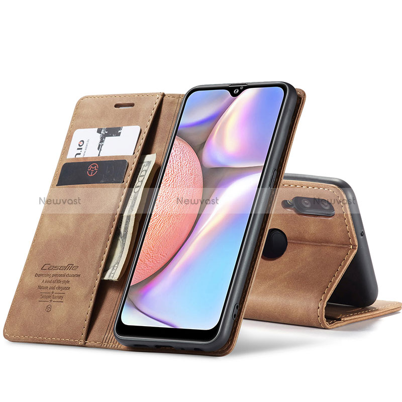 Leather Case Stands Flip Cover Holder C03S for Samsung Galaxy A10s