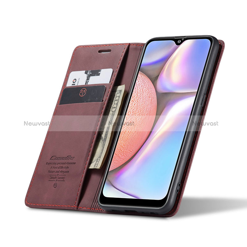 Leather Case Stands Flip Cover Holder C03S for Samsung Galaxy A10s