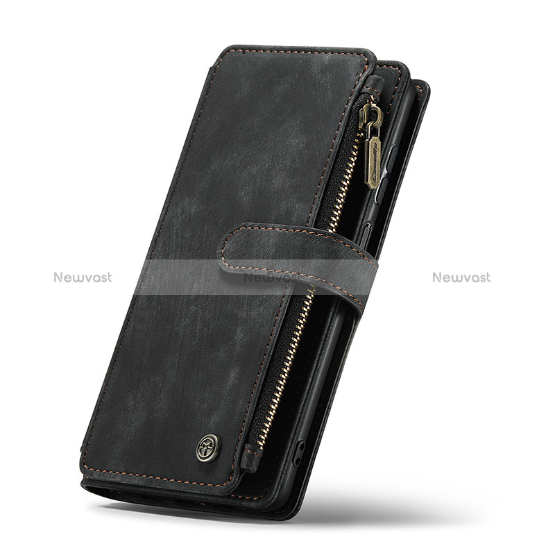 Leather Case Stands Flip Cover Holder C03S for Samsung Galaxy A12 5G