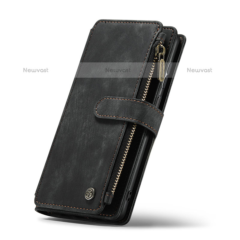 Leather Case Stands Flip Cover Holder C03S for Samsung Galaxy A12