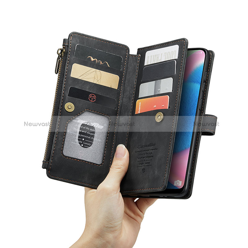 Leather Case Stands Flip Cover Holder C03S for Samsung Galaxy A30S