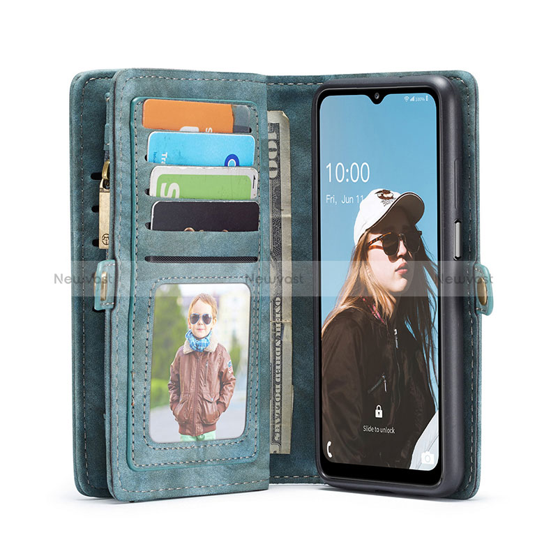 Leather Case Stands Flip Cover Holder C03S for Samsung Galaxy A32 4G