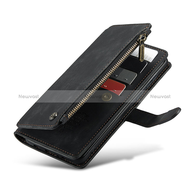 Leather Case Stands Flip Cover Holder C03S for Samsung Galaxy A50