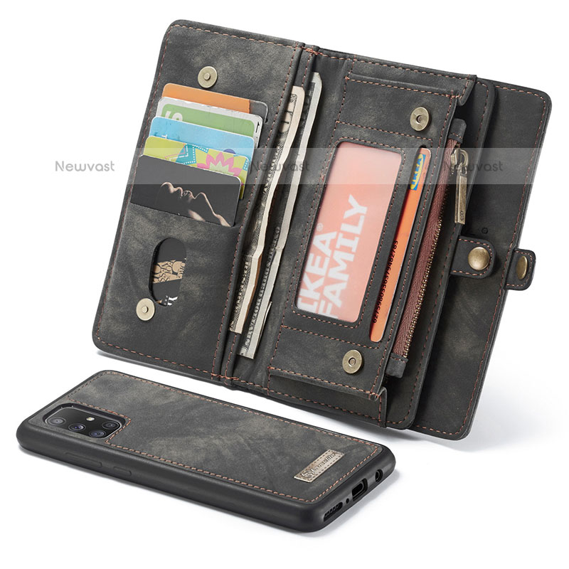 Leather Case Stands Flip Cover Holder C03S for Samsung Galaxy A51 4G