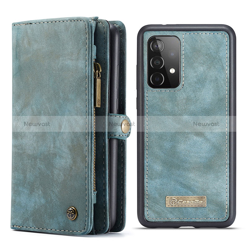 Leather Case Stands Flip Cover Holder C03S for Samsung Galaxy A52 4G