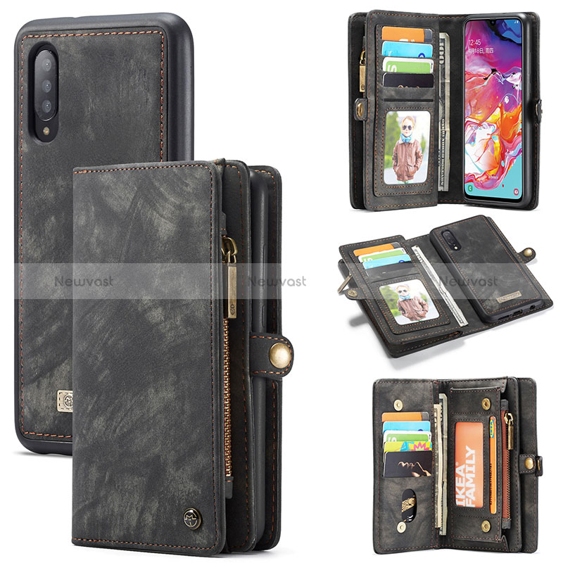 Leather Case Stands Flip Cover Holder C03S for Samsung Galaxy A70