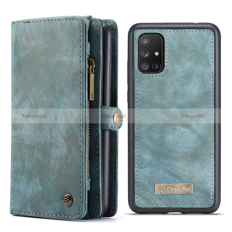 Leather Case Stands Flip Cover Holder C03S for Samsung Galaxy A71 5G