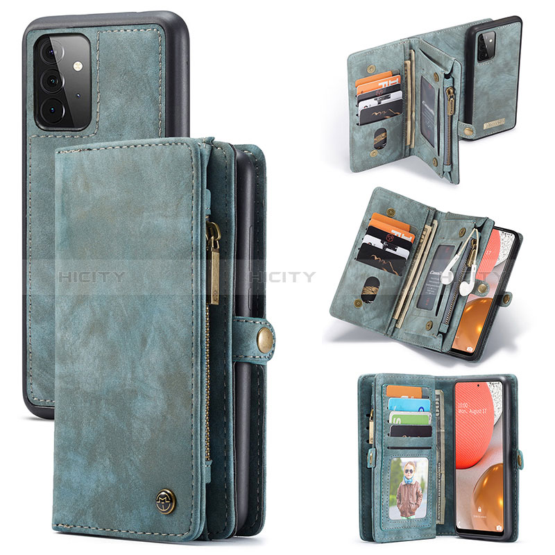 Leather Case Stands Flip Cover Holder C03S for Samsung Galaxy A72 5G