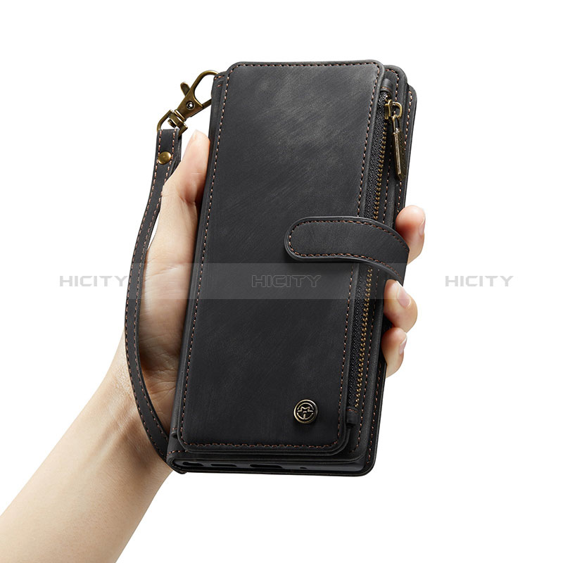 Leather Case Stands Flip Cover Holder C03S for Samsung Galaxy F42 5G