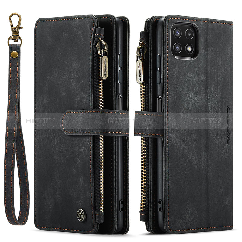 Leather Case Stands Flip Cover Holder C03S for Samsung Galaxy F42 5G