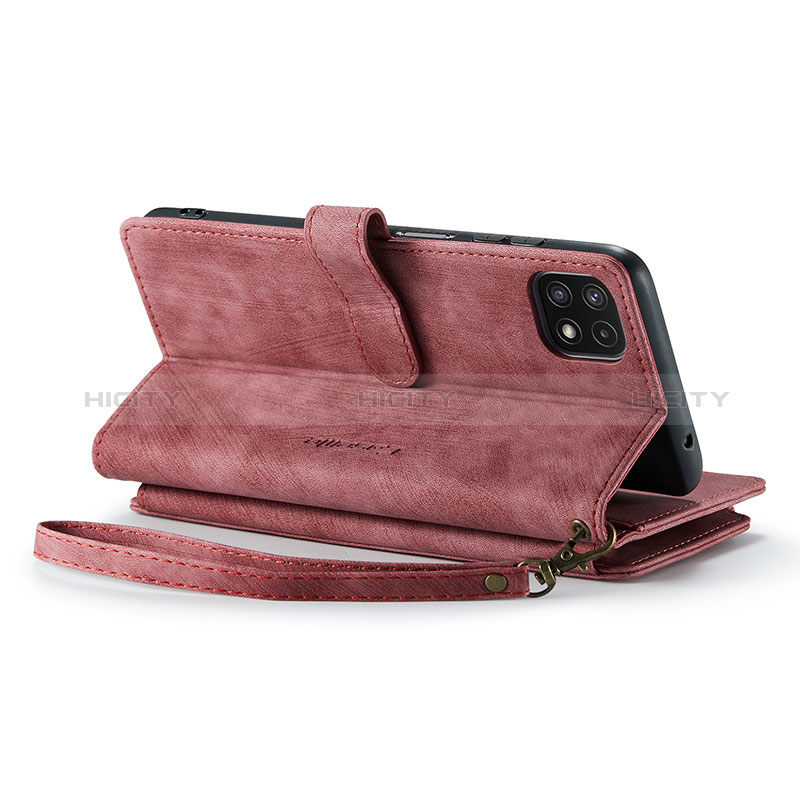 Leather Case Stands Flip Cover Holder C03S for Samsung Galaxy F42 5G