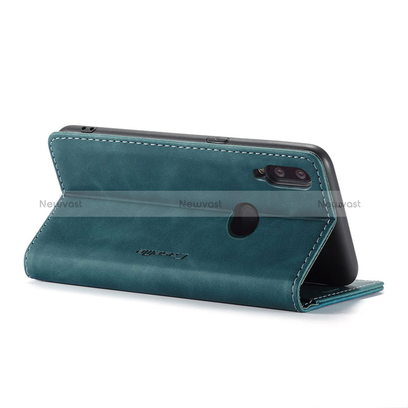 Leather Case Stands Flip Cover Holder C03S for Samsung Galaxy M01s