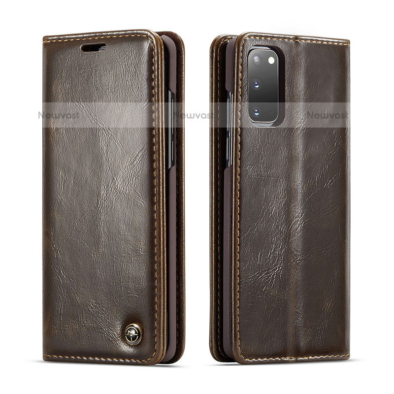 Leather Case Stands Flip Cover Holder C03S for Samsung Galaxy S20 5G