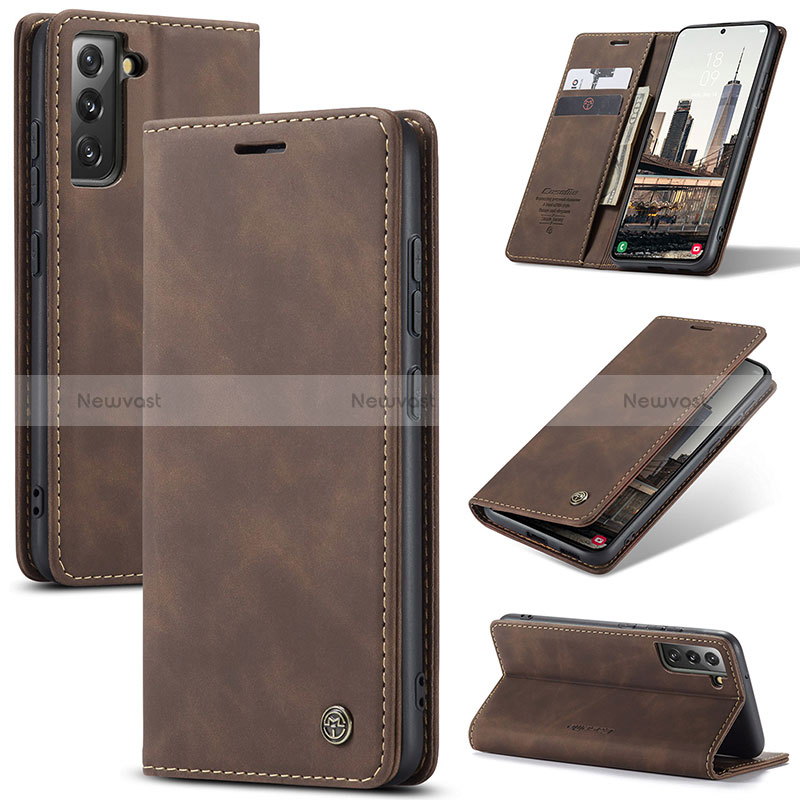 Leather Case Stands Flip Cover Holder C03S for Samsung Galaxy S24 5G